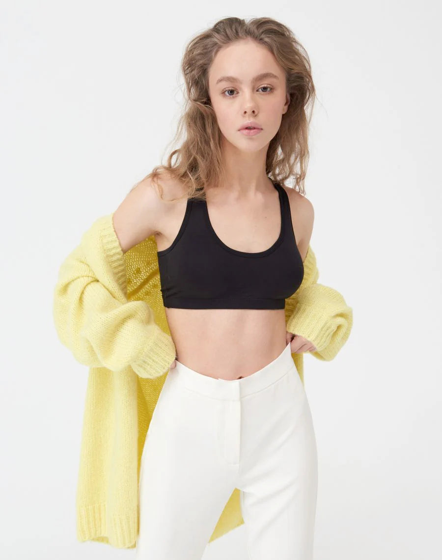 Brown Glitter Waffle Lounge Joggers