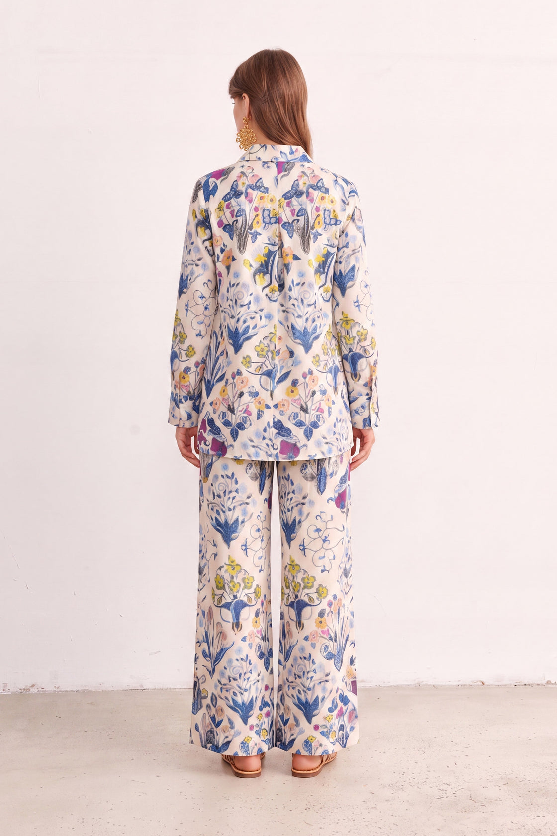 Botanical Reverie Printed  Co-Ord Set
