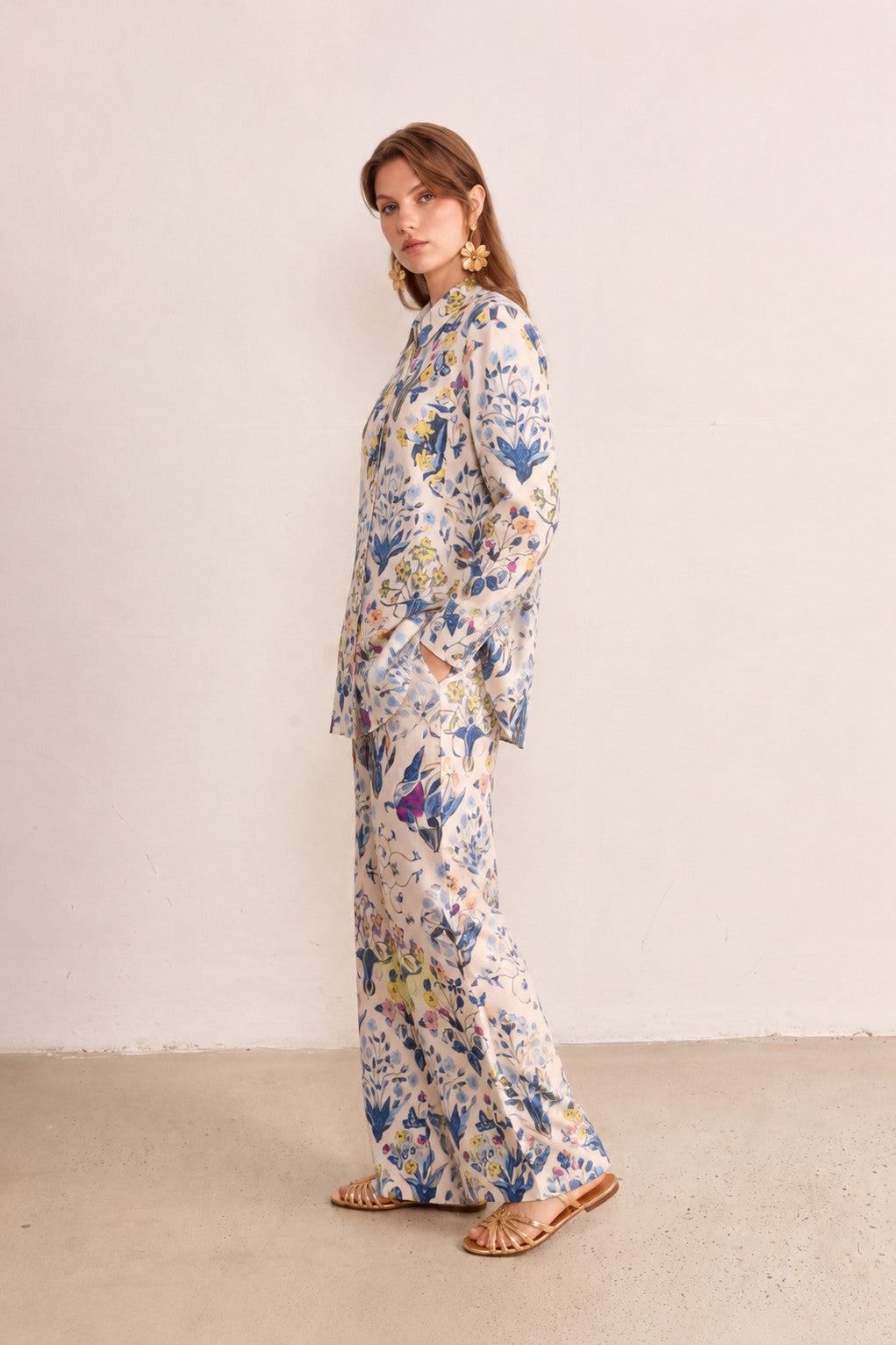 Botanical Reverie Printed  Co-Ord Set