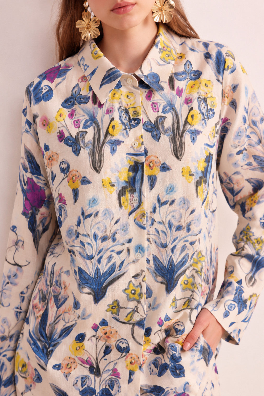Botanical Reverie Printed  Co-Ord Set